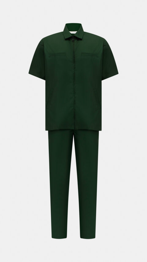 طقم سكراب - أخضر زيتي