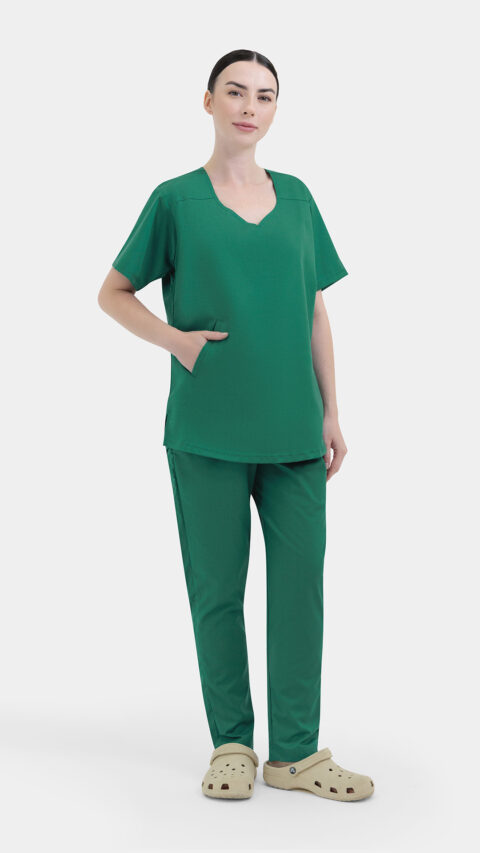 C#40 طقم سكرب - أخضر