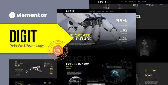 Digit – Robotics & Technology Elementor Template Kit