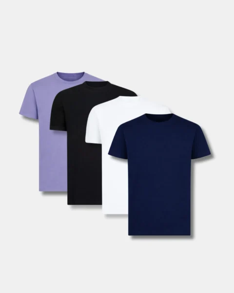 قطن عضوي برقبة دائرية